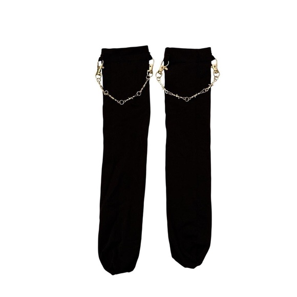Hot Topic Chain Socks - Picture 1 of 2